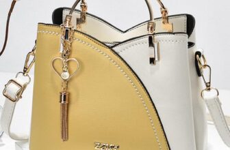 Colorblock Quilted Magnet Satchel Bag Style:Chic