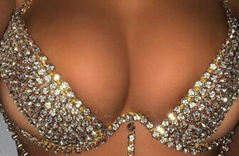 Cutout Layered Rhinestone Decor Body Chain Style:Chic